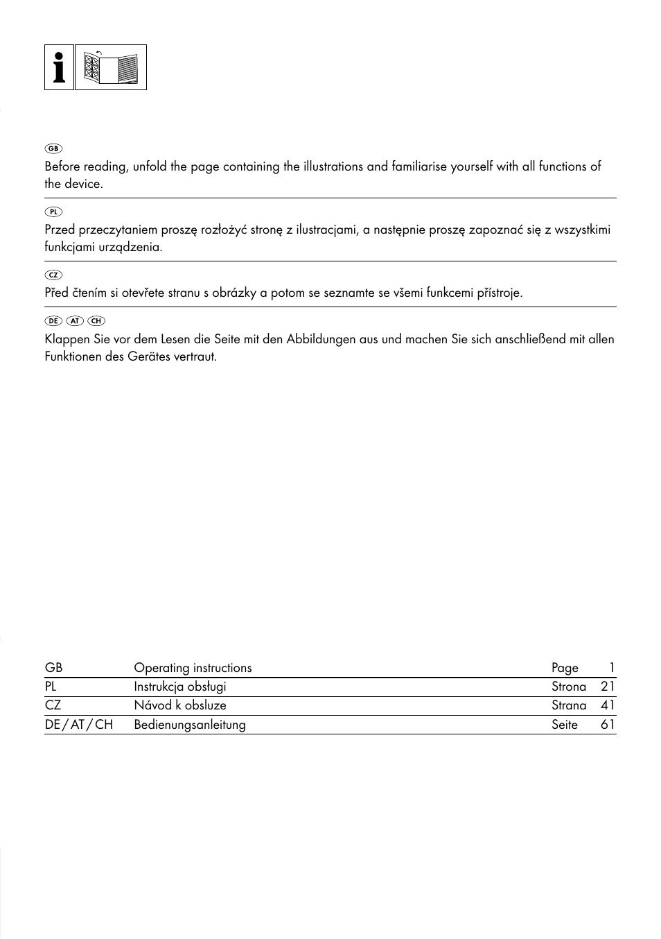 Silvercrest SEF3 2000 A1 User Manual | Page 2 / 84