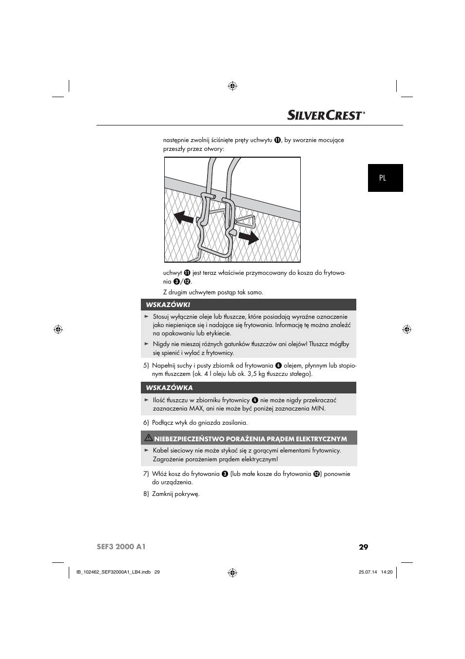 Silvercrest SEF3 2000 A1 User Manual | Page 32 / 84