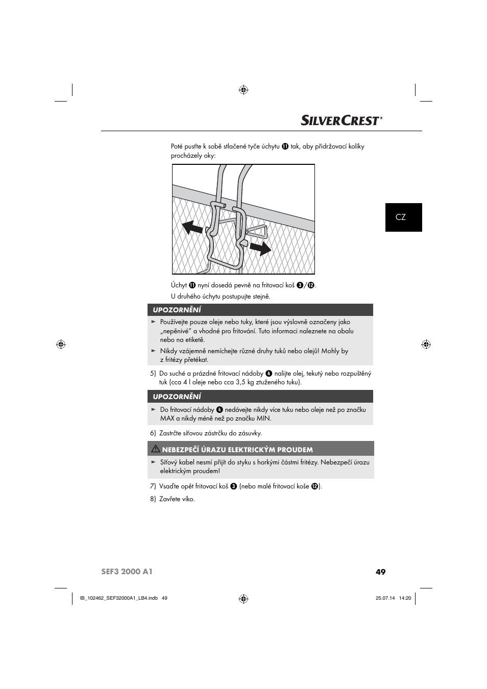 Silvercrest SEF3 2000 A1 User Manual | Page 52 / 84