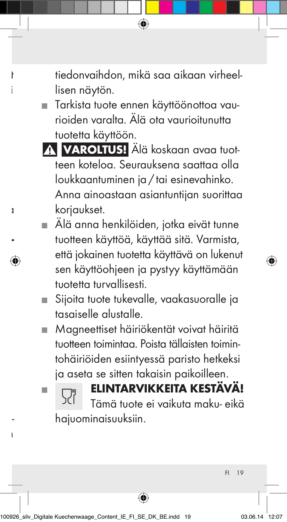 Silvercrest 100926-14-01/100926-14-03/Z31622B User Manual | Page 19 / 84