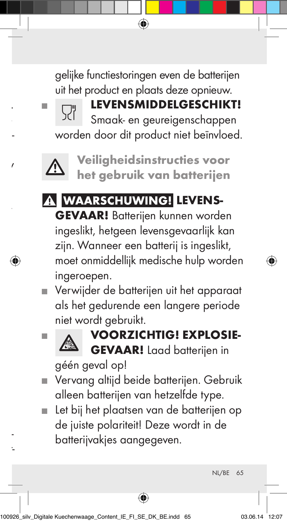 Silvercrest 100926-14-01/100926-14-03/Z31622B User Manual | Page 65 / 84