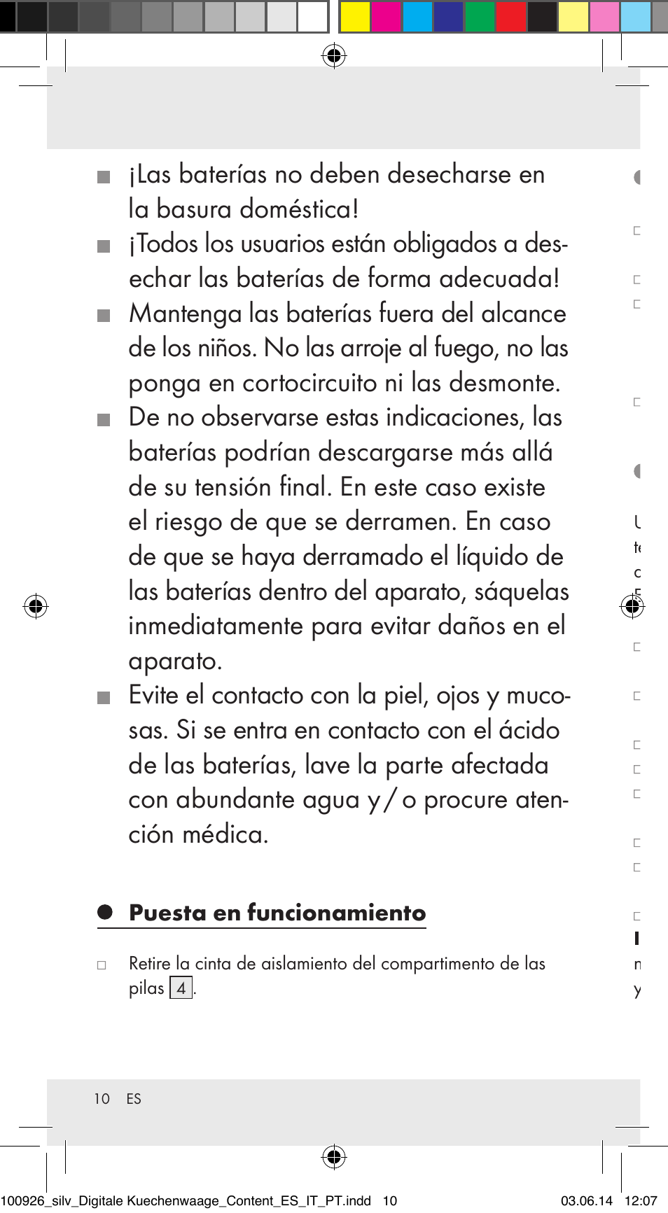 Puesta en funcionamiento, Sustituir las pilas (fig. b), Ajustar la hora (fig. a) | Silvercrest 100926-14-01/100926-14-03/Z31622B User Manual | Page 10 / 60