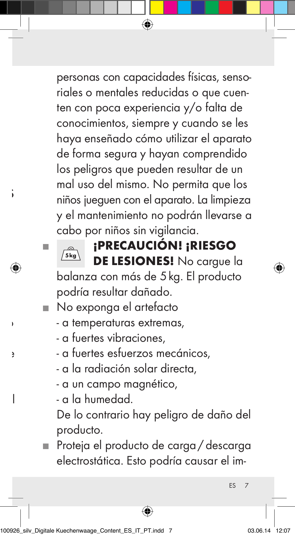 Silvercrest 100926-14-01/100926-14-03/Z31622B User Manual | Page 7 / 60