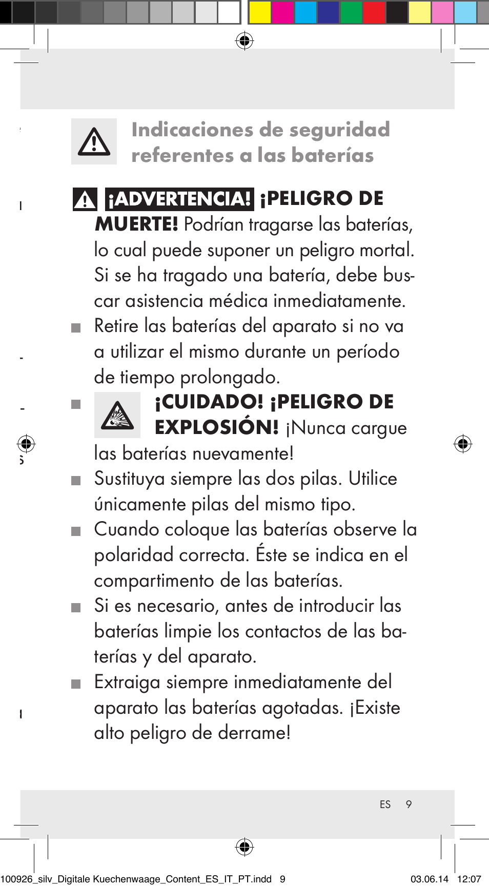 Silvercrest 100926-14-01/100926-14-03/Z31622B User Manual | Page 9 / 60