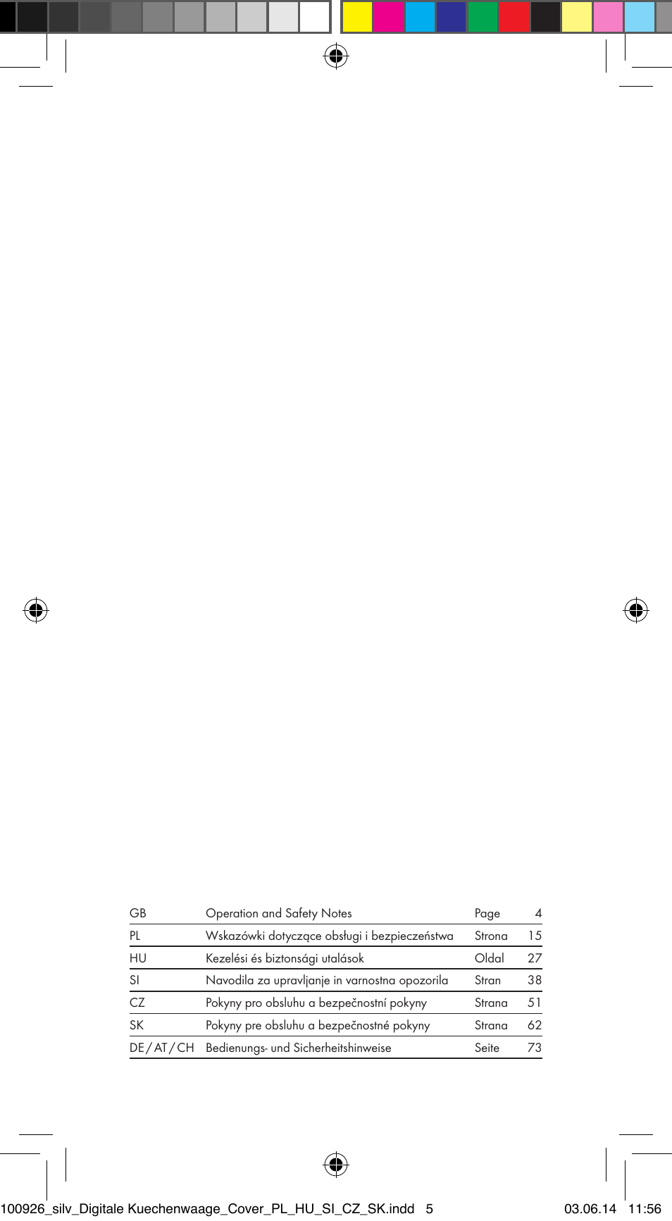 Silvercrest 100926-14-01/100926-14-03/Z31622B User Manual | Page 2 / 85