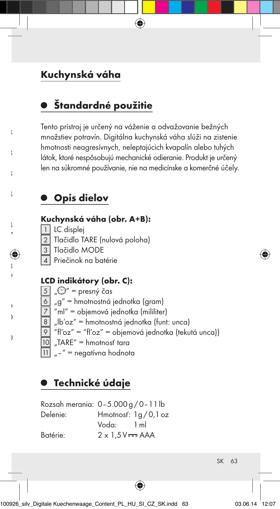 Silvercrest 100926-14-01/100926-14-03/Z31622B User Manual | Page 63 / 85