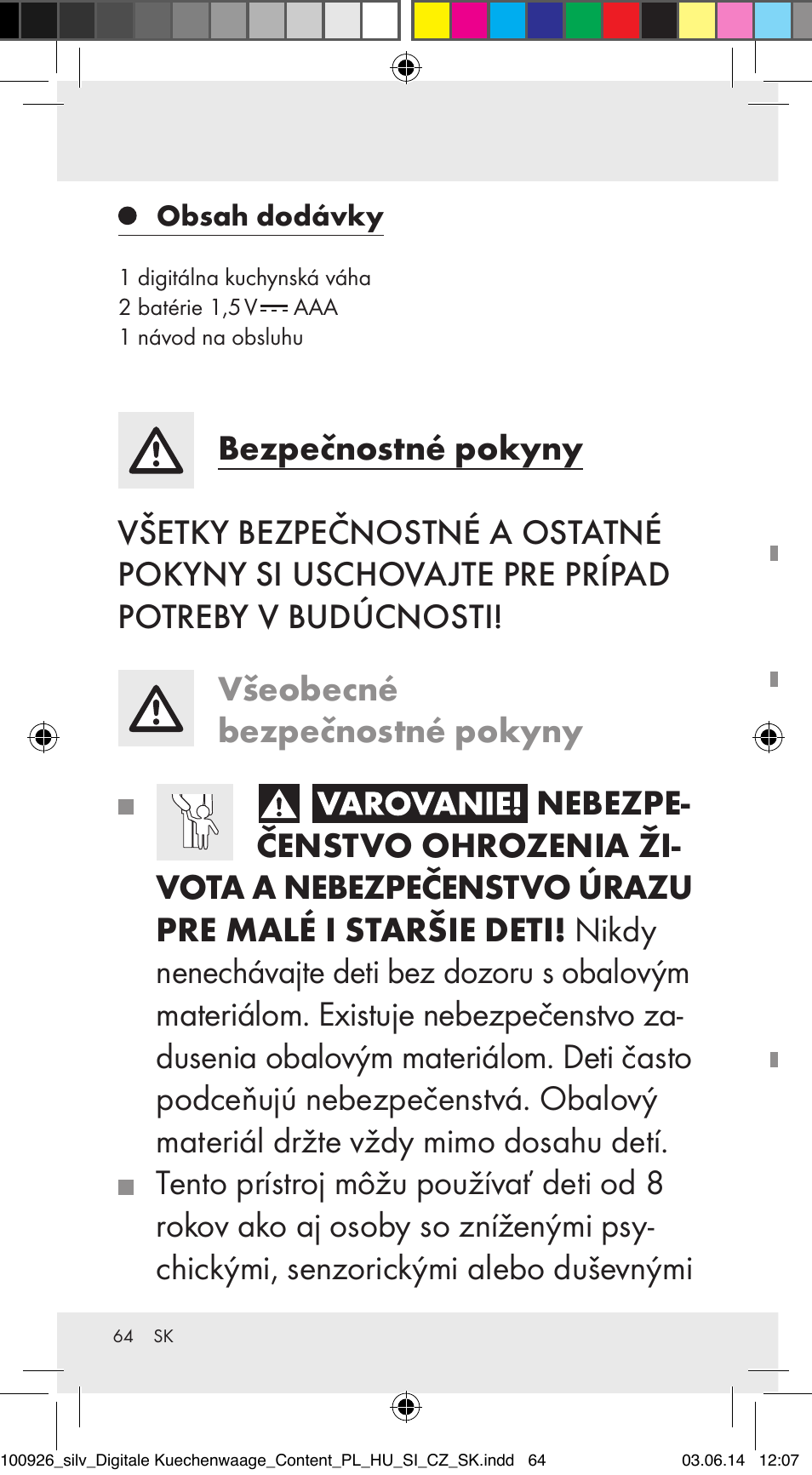 Silvercrest 100926-14-01/100926-14-03/Z31622B User Manual | Page 64 / 85