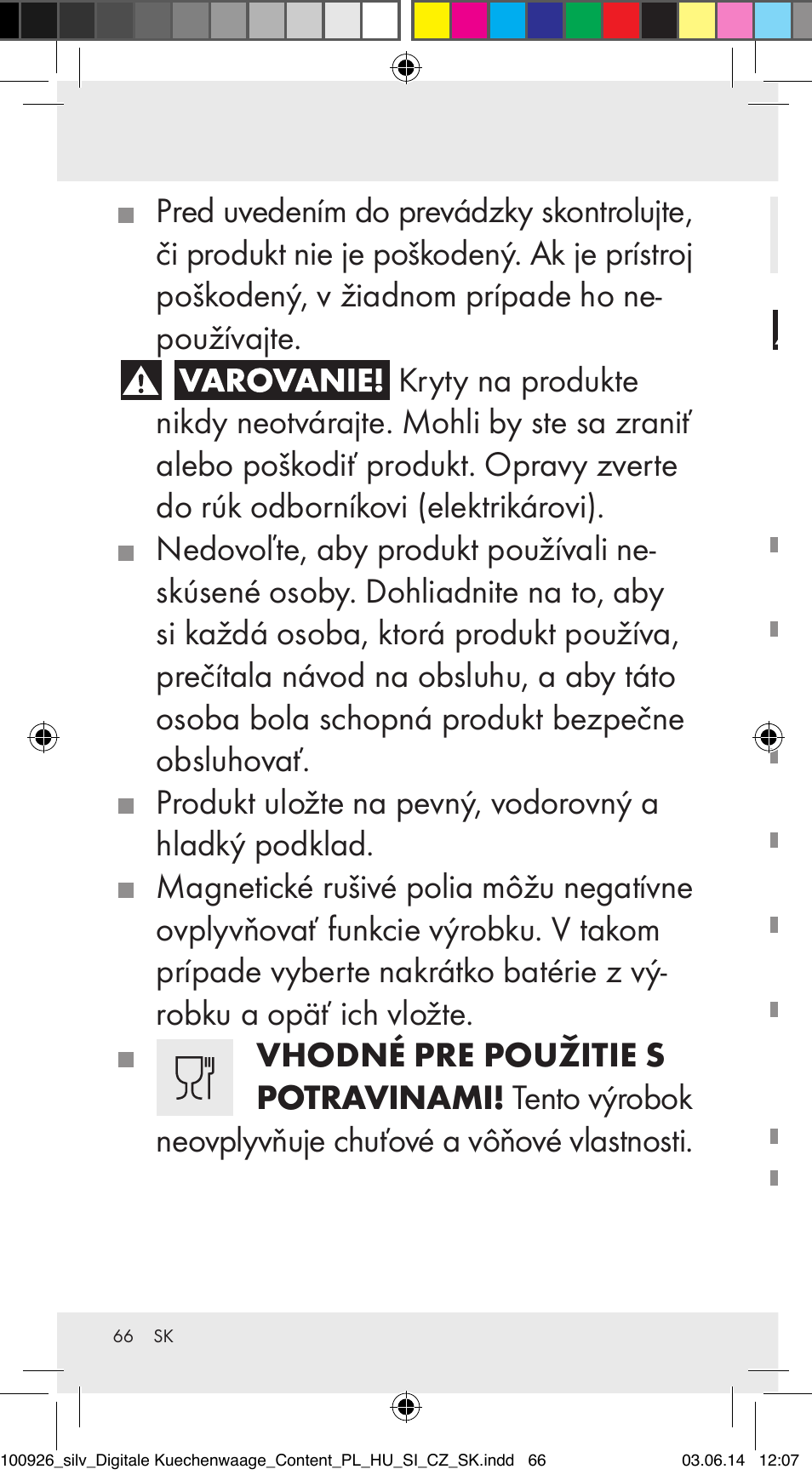 Silvercrest 100926-14-01/100926-14-03/Z31622B User Manual | Page 66 / 85