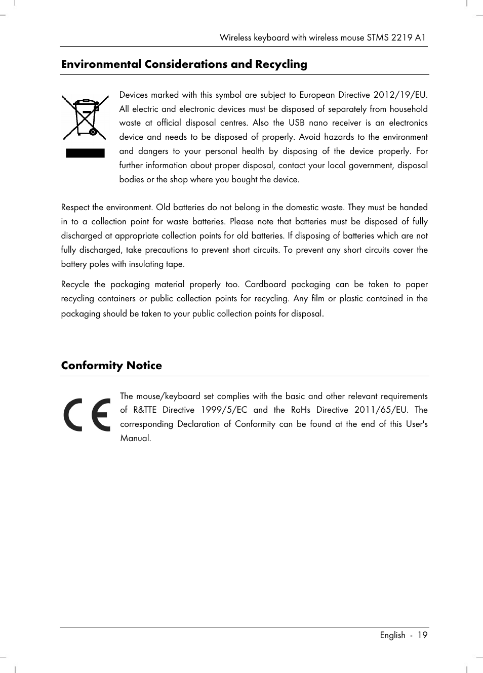 Silvercrest STMS 2219 A1 User Manual | Page 21 / 88