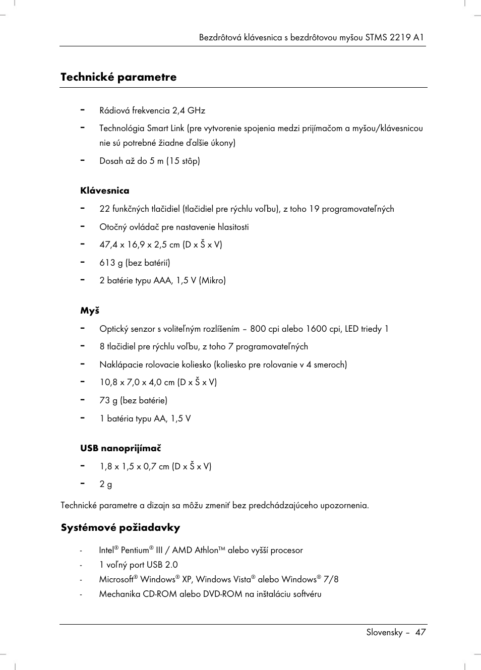 Silvercrest STMS 2219 A1 User Manual | Page 49 / 88