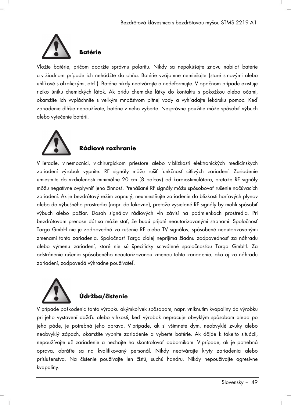 Silvercrest STMS 2219 A1 User Manual | Page 51 / 88