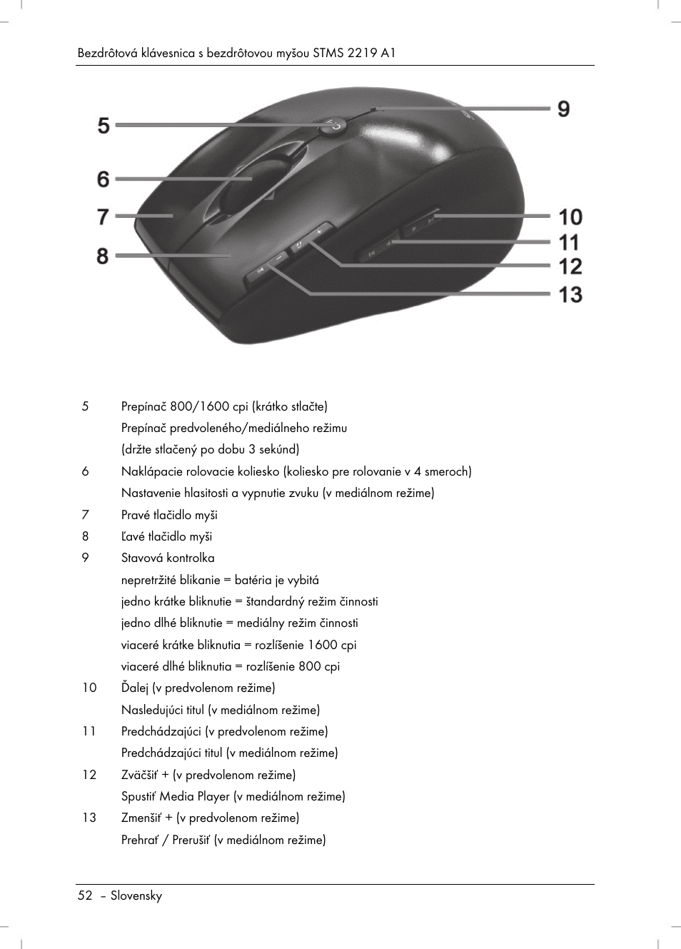 Silvercrest STMS 2219 A1 User Manual | Page 54 / 88