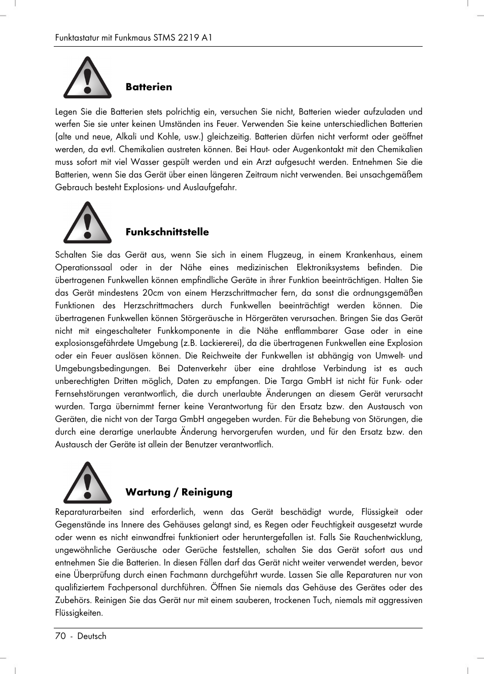 Silvercrest STMS 2219 A1 User Manual | Page 72 / 88