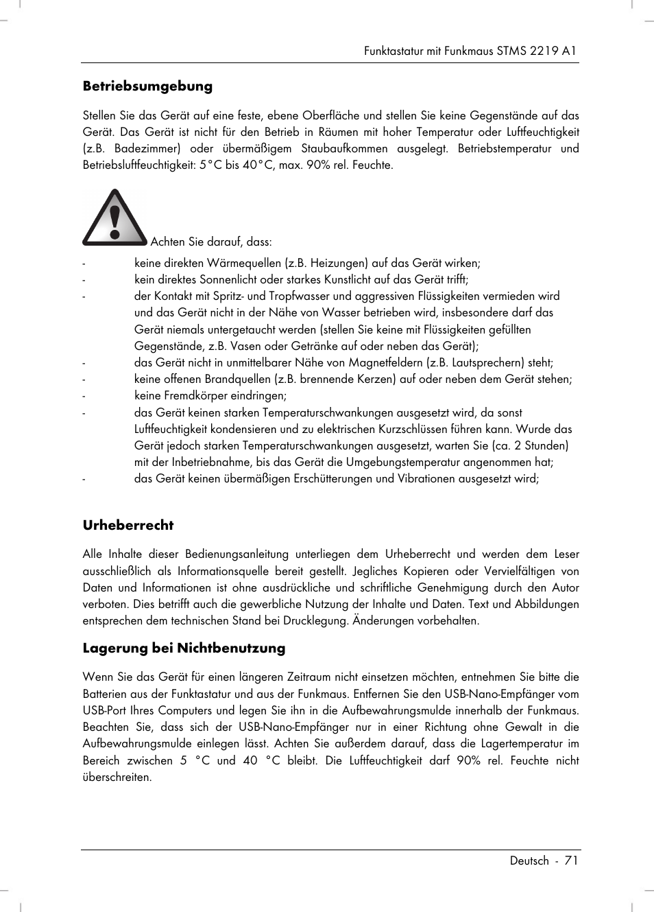 Silvercrest STMS 2219 A1 User Manual | Page 73 / 88