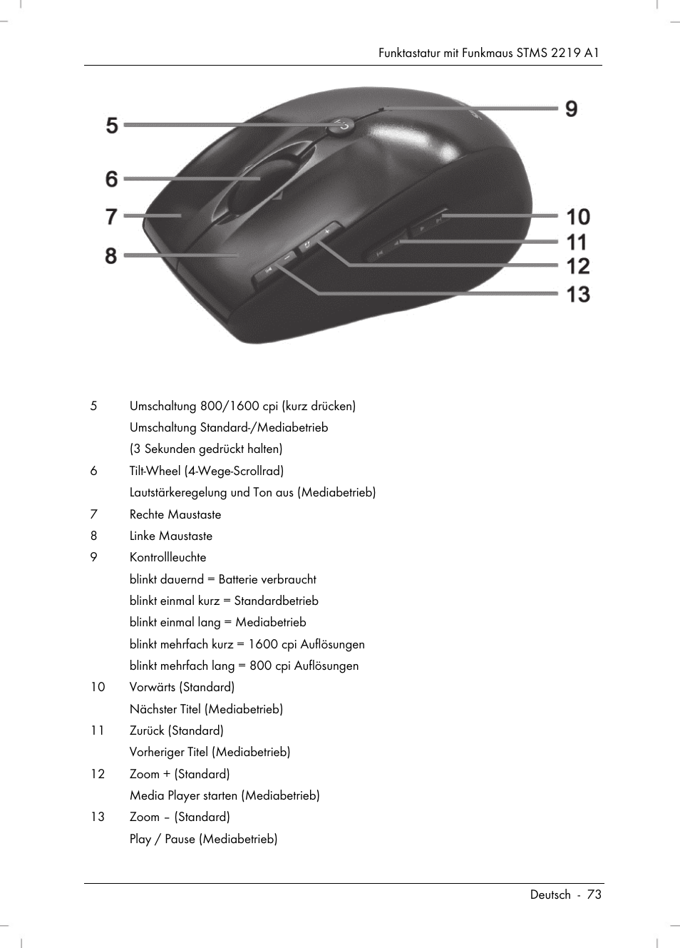 Silvercrest STMS 2219 A1 User Manual | Page 75 / 88