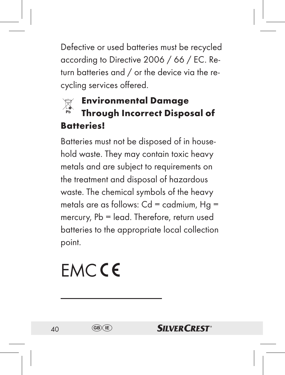 Silvercrest RT2000 User Manual | Page 38 / 44