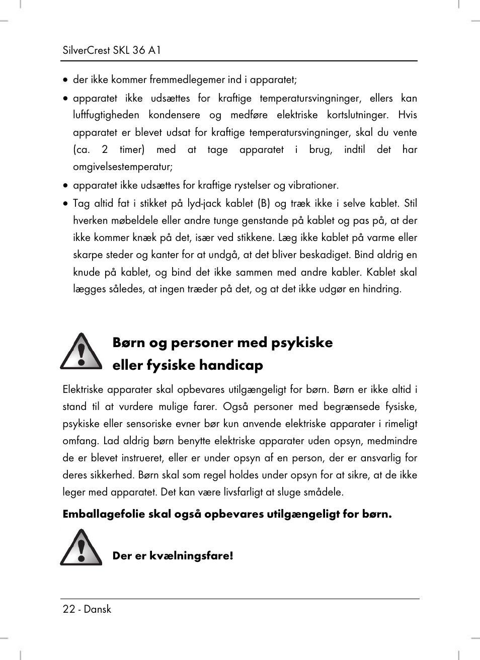 Silvercrest SKL 36 A1 User Manual | Page 24 / 80