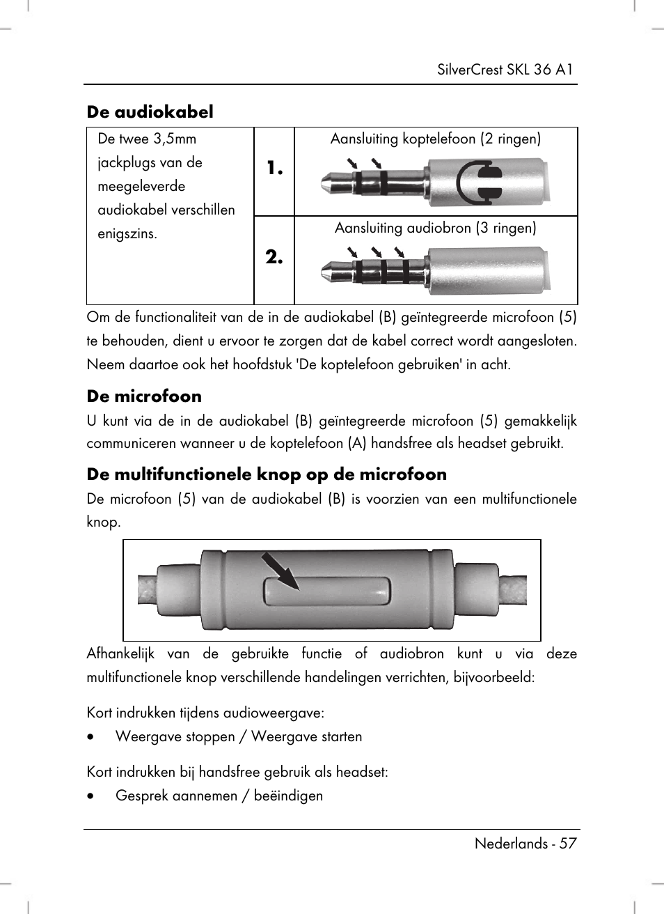 Silvercrest SKL 36 A1 User Manual | Page 59 / 80