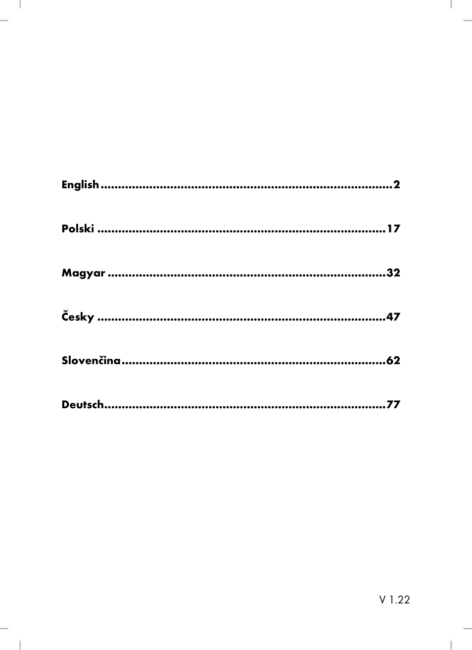 Silvercrest SKL 36 A1 User Manual | Page 3 / 94