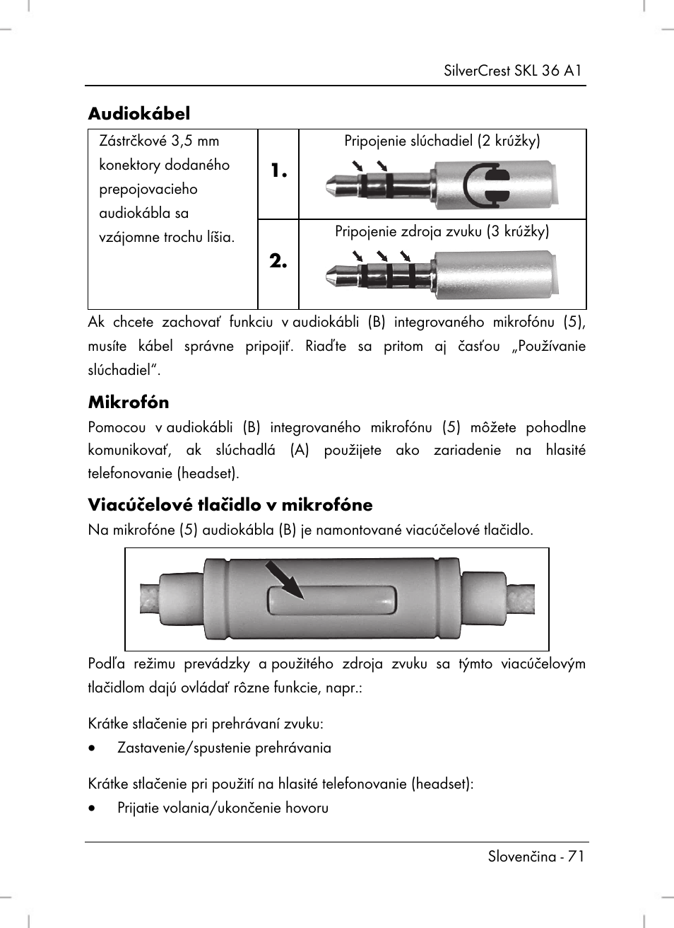 Silvercrest SKL 36 A1 User Manual | Page 73 / 94