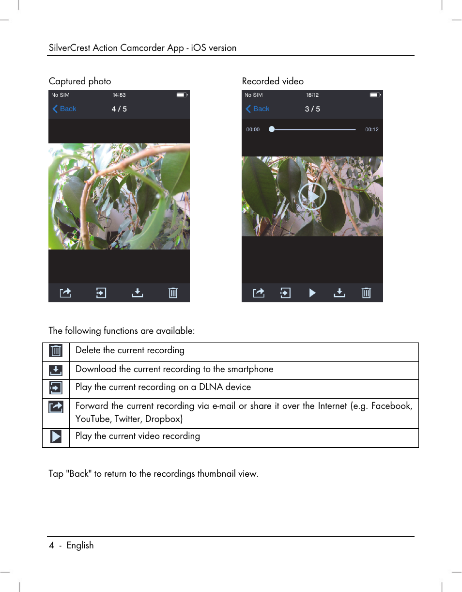 Silvercrest SCW 5 A1 iOS User Manual | Page 4 / 6