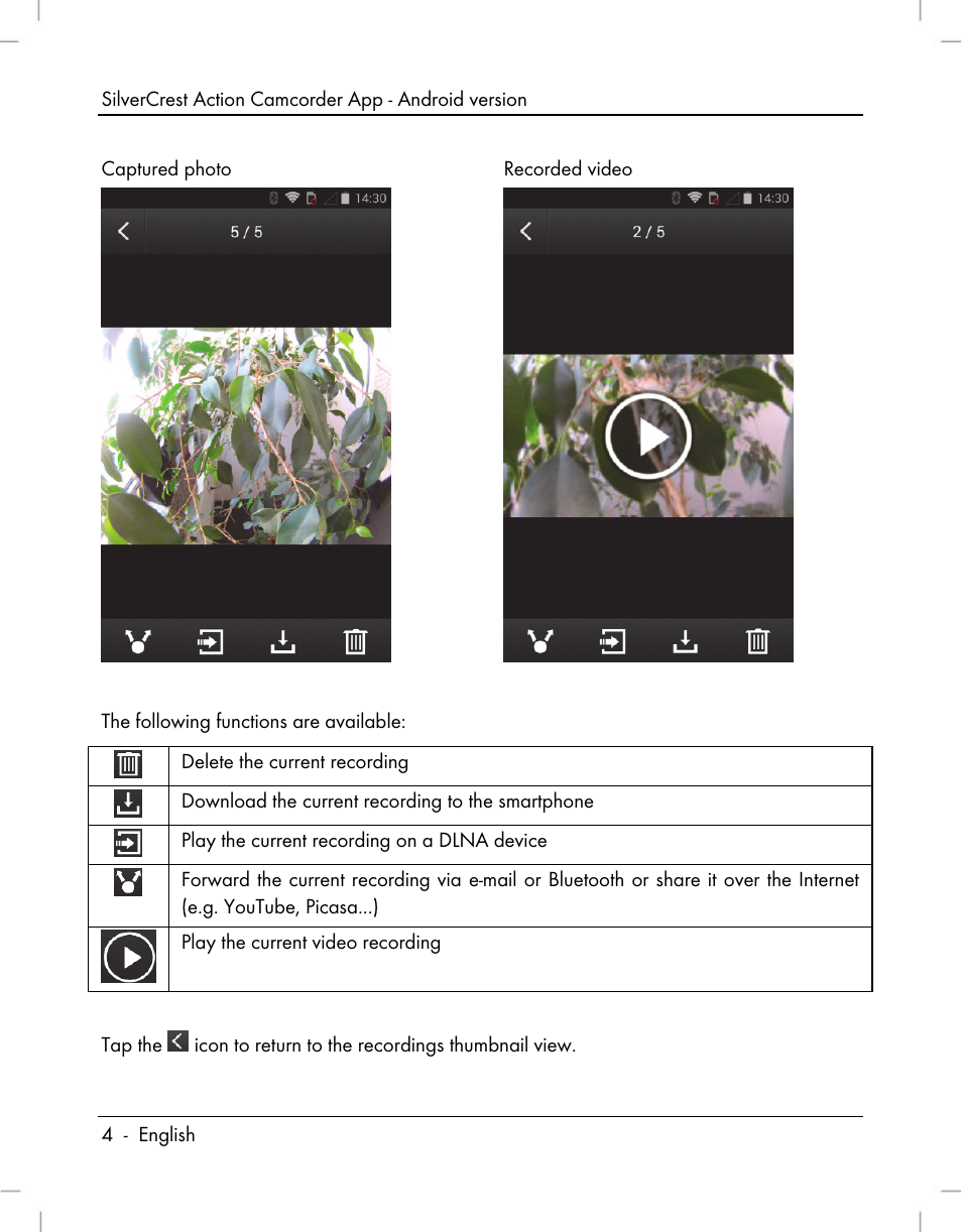 Silvercrest SCW 5 A1 Android User Manual | Page 4 / 6