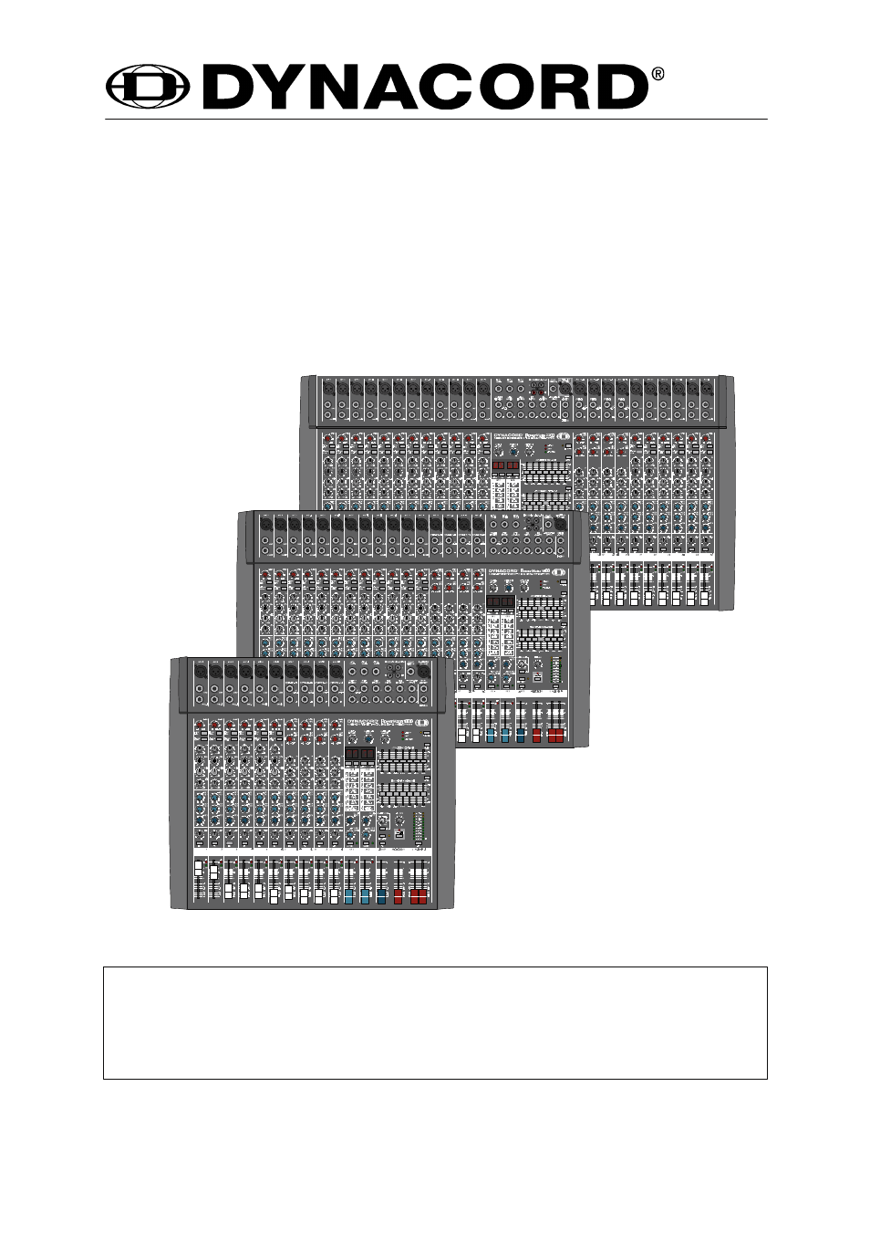 Dynacord P o w e r M a te 1000 User Manual | 32 pages