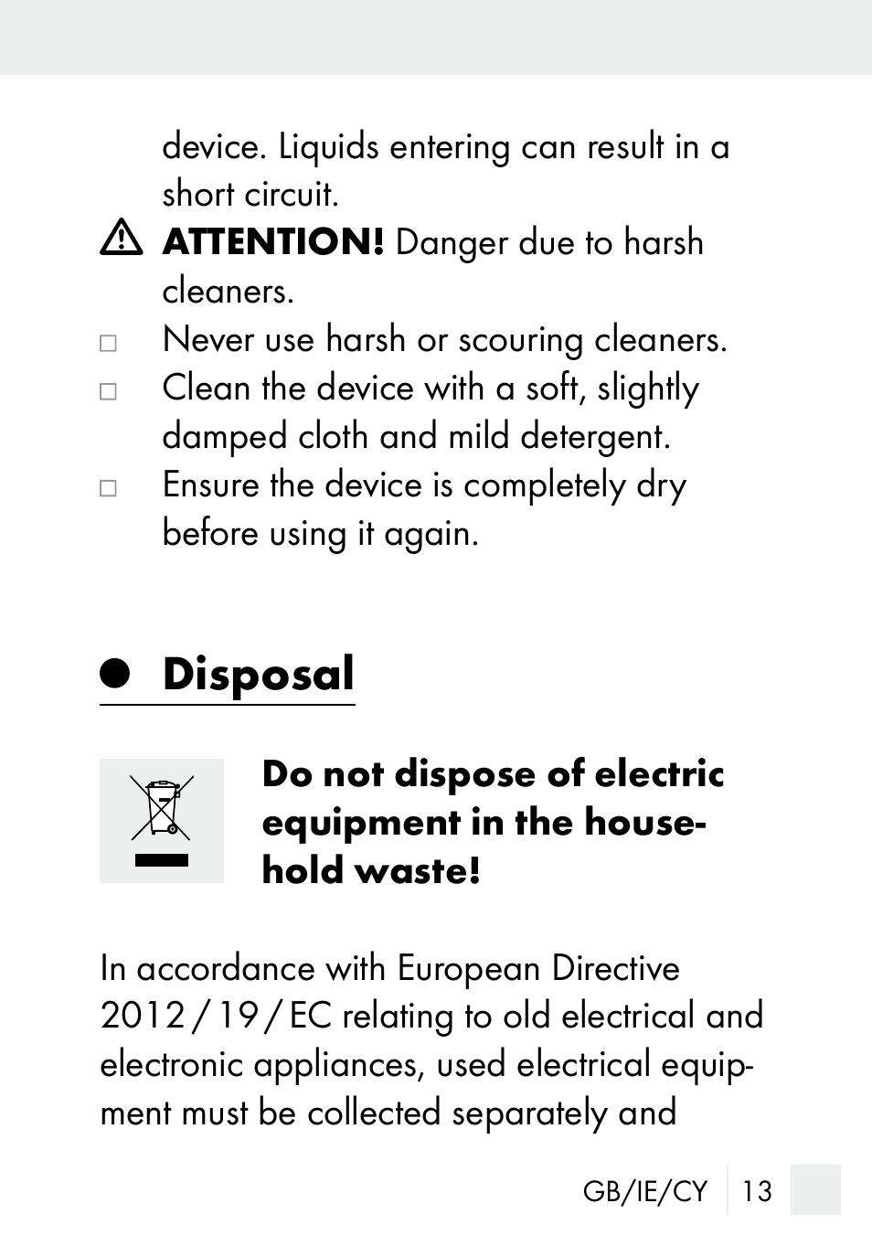 Disposal | Silvercrest MZ 20-1 User Manual | Page 13 / 31