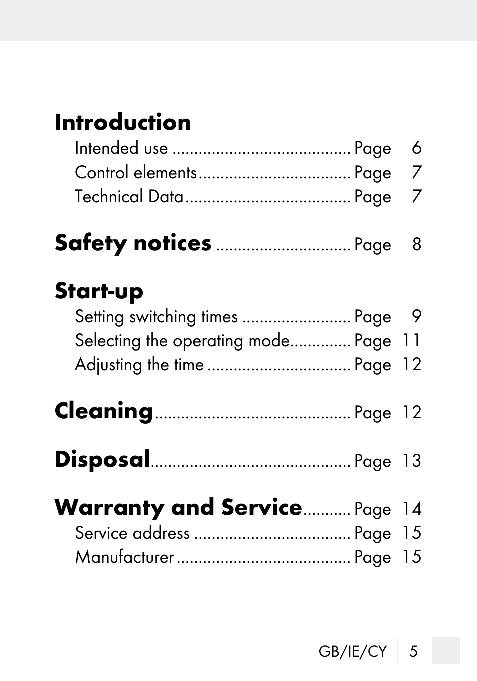 Introduction, Safety notices, Start-up | Cleaning, Disposal, Warranty and service | Silvercrest MZ 20-1 User Manual | Page 5 / 31