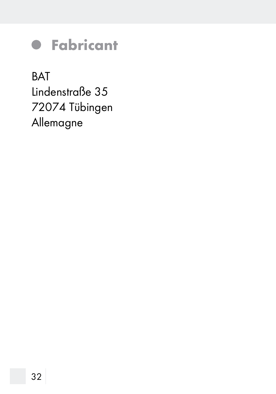 Fabricant | Silvercrest MZ 20-1 User Manual | Page 32 / 61