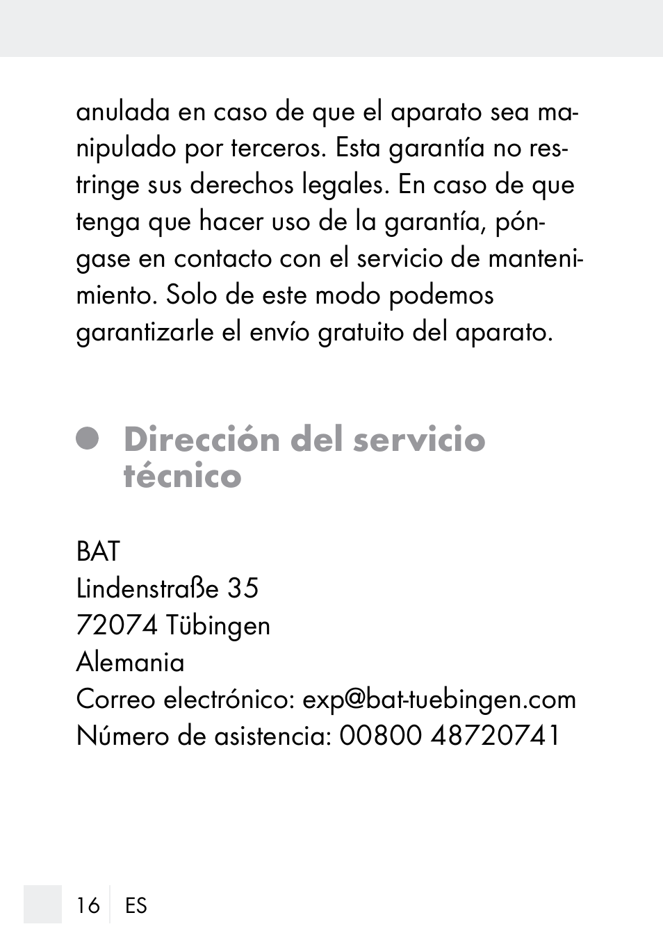 Dirección del servicio técnico | Silvercrest MZ 20-1 User Manual | Page 16 / 73