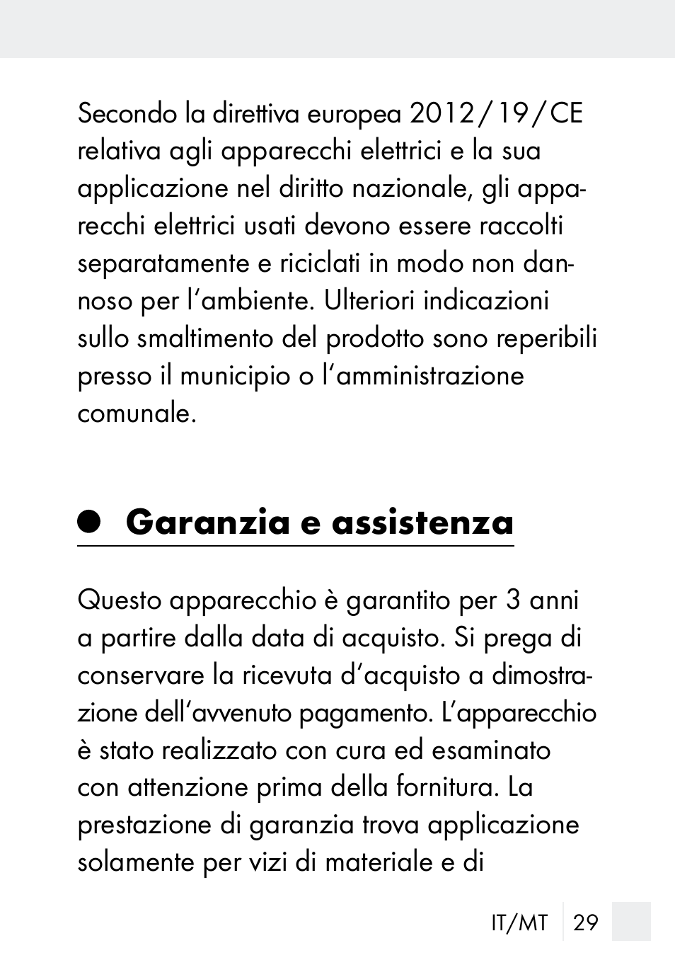 Garanzia e assistenza | Silvercrest MZ 20-1 User Manual | Page 29 / 73