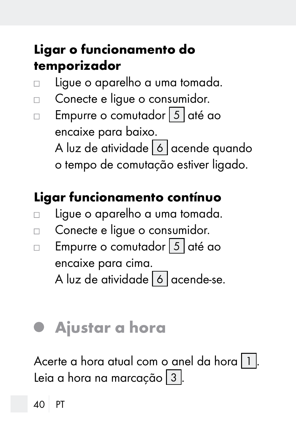 Ajustar a hora | Silvercrest MZ 20-1 User Manual | Page 40 / 73