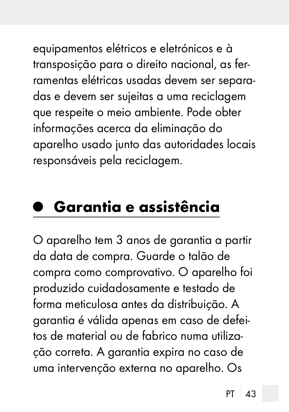 Garantia e assistência | Silvercrest MZ 20-1 User Manual | Page 43 / 73