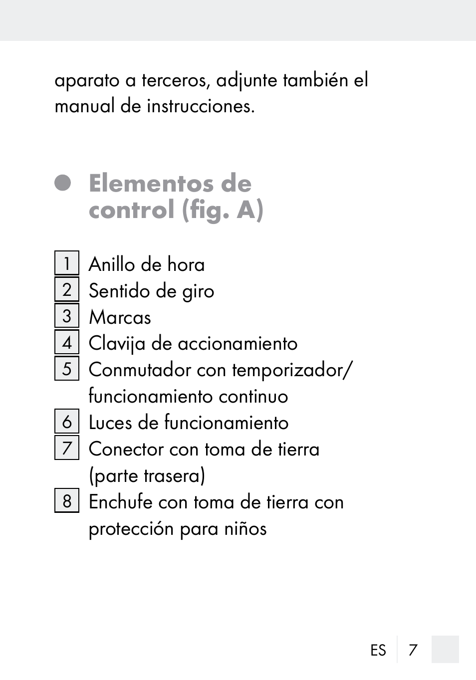 Elementos de control (fig. a) | Silvercrest MZ 20-1 User Manual | Page 7 / 73