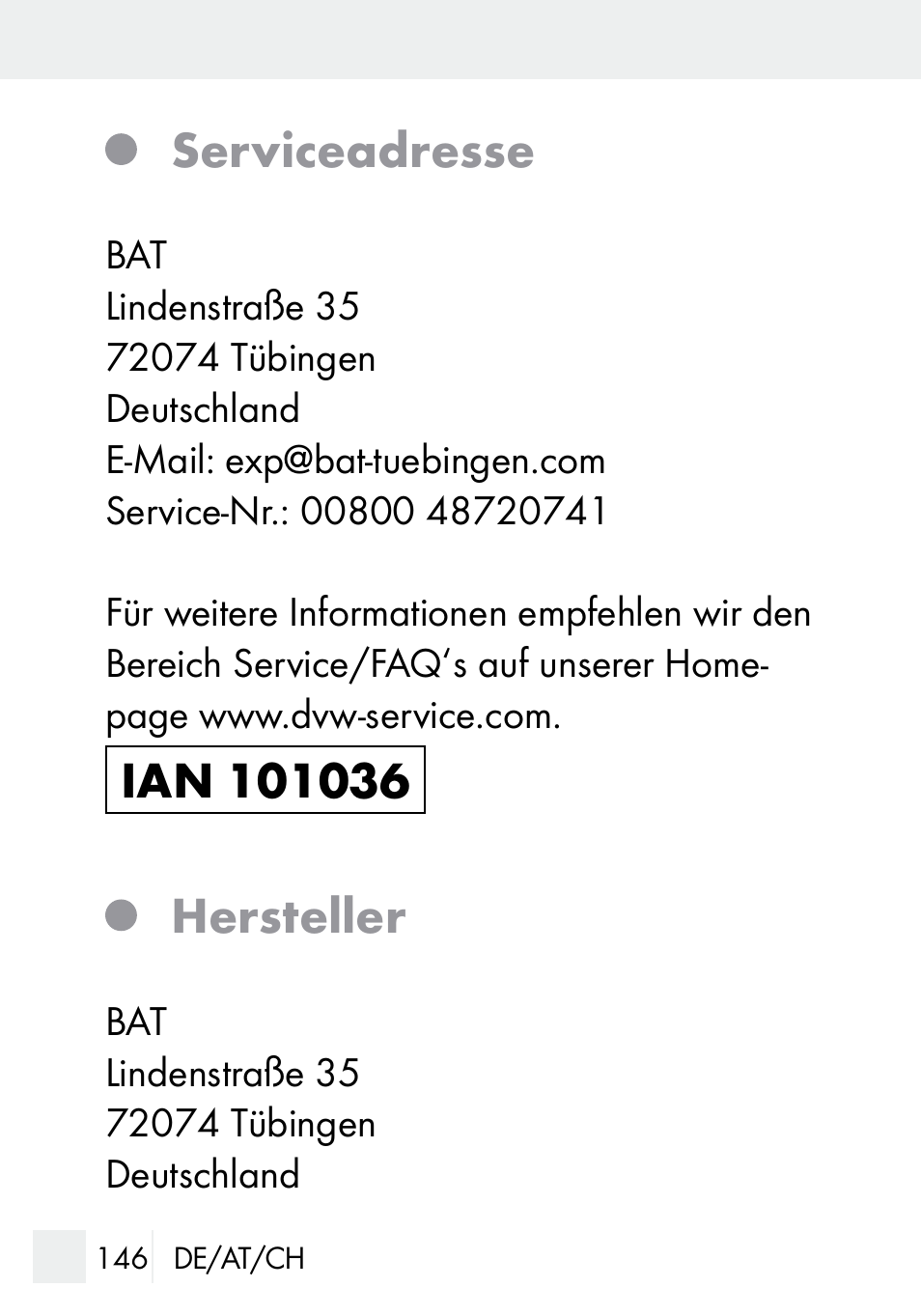 Serviceadresse | Silvercrest DZ 20 User Manual | Page 146 / 149