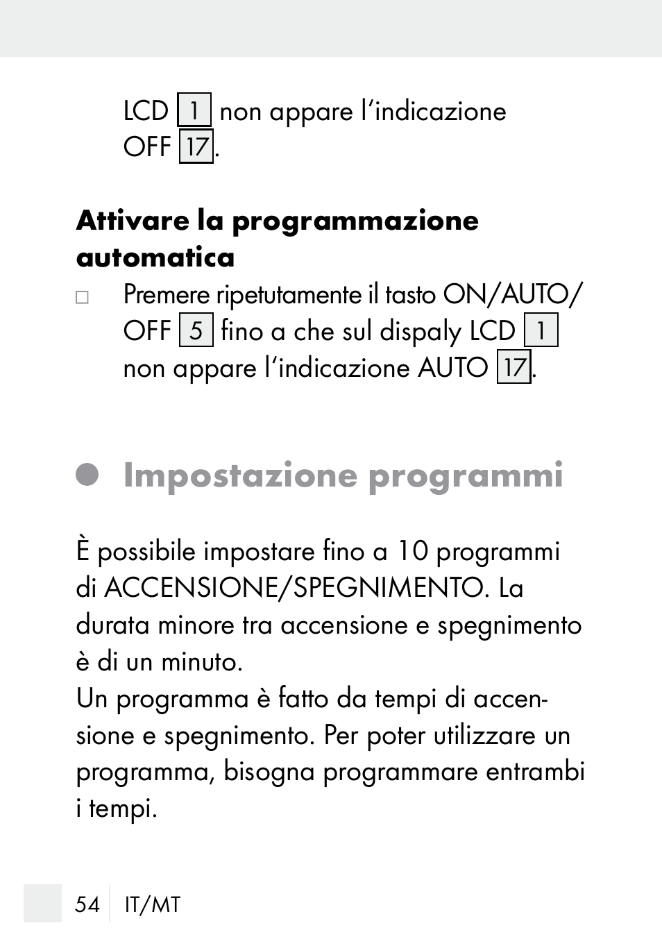 Impostazione programmi | Silvercrest DZ 20 User Manual | Page 54 / 149