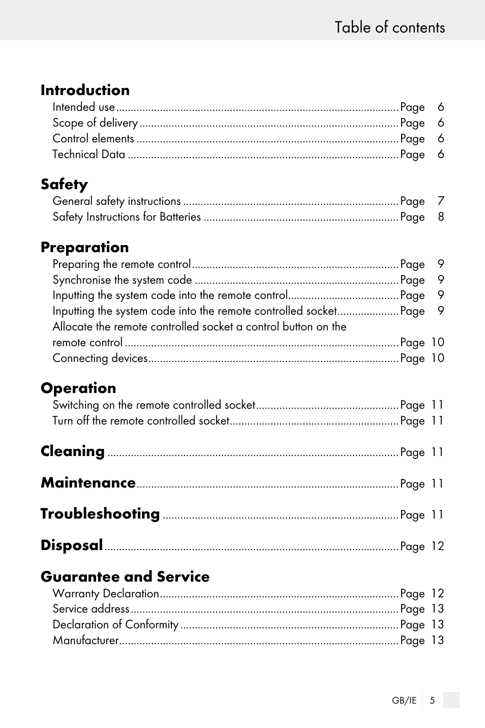 Silvercrest WIRELESS SOCKET SET User Manual | Page 5 / 15