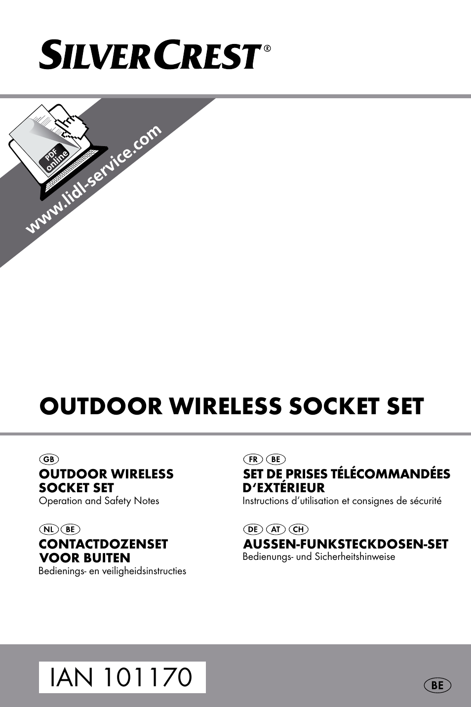 Silvercrest WIRELESS SOCKET SET User Manual | 45 pages