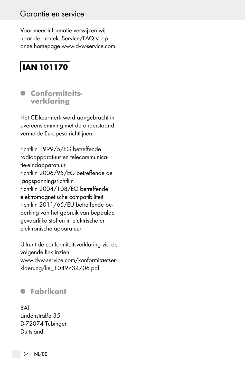 Garantie en service | Silvercrest WIRELESS SOCKET SET User Manual | Page 34 / 45