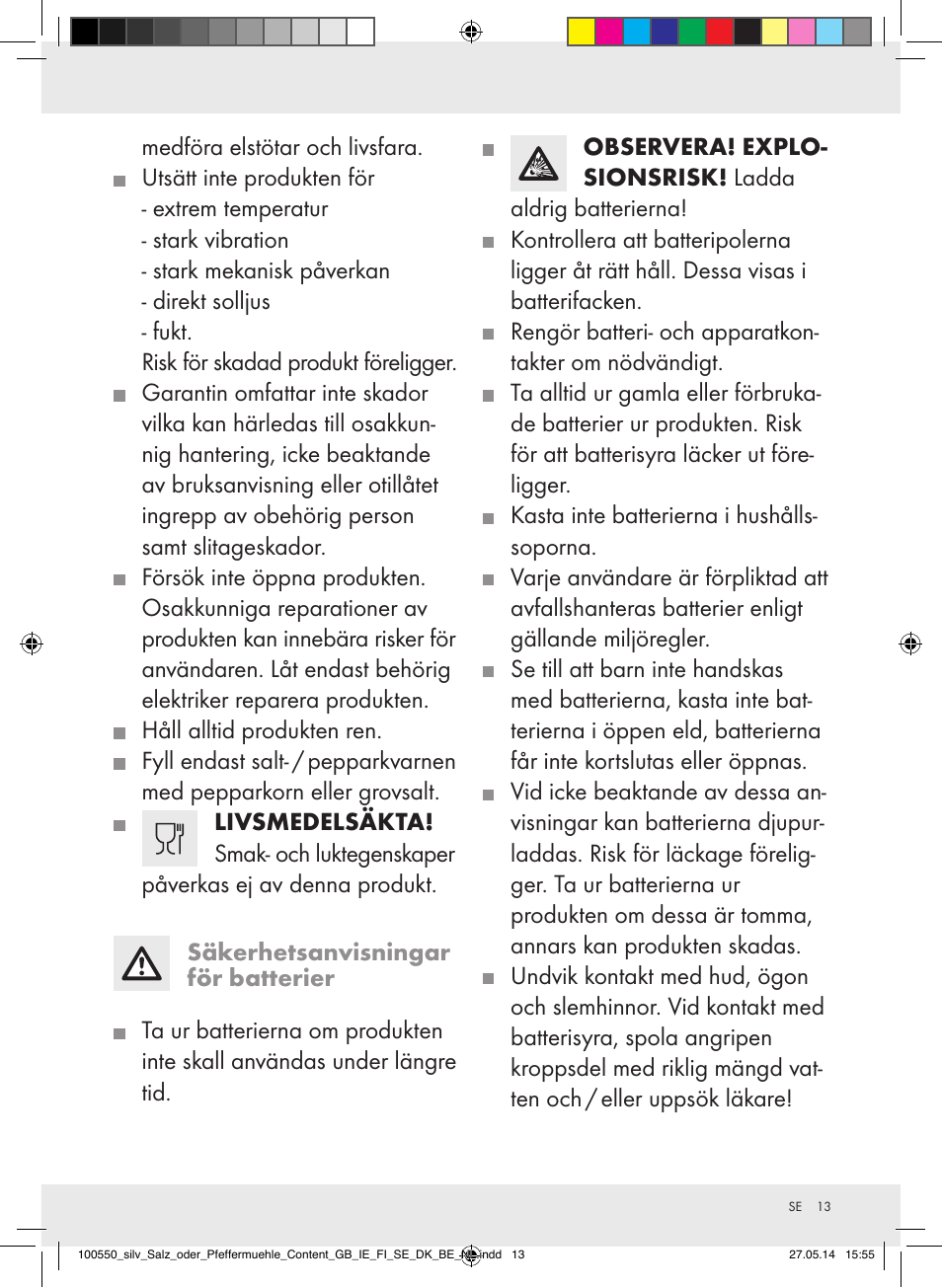 Silvercrest Z31498/Z31498A/Z31498B/Z31498C User Manual | Page 13 / 35