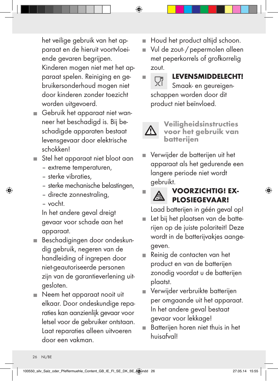 Silvercrest Z31498/Z31498A/Z31498B/Z31498C User Manual | Page 26 / 35