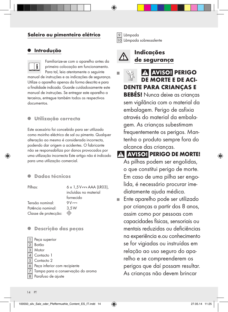 Silvercrest Z31498/Z31498A/Z31498B/Z31498C User Manual | Page 14 / 28
