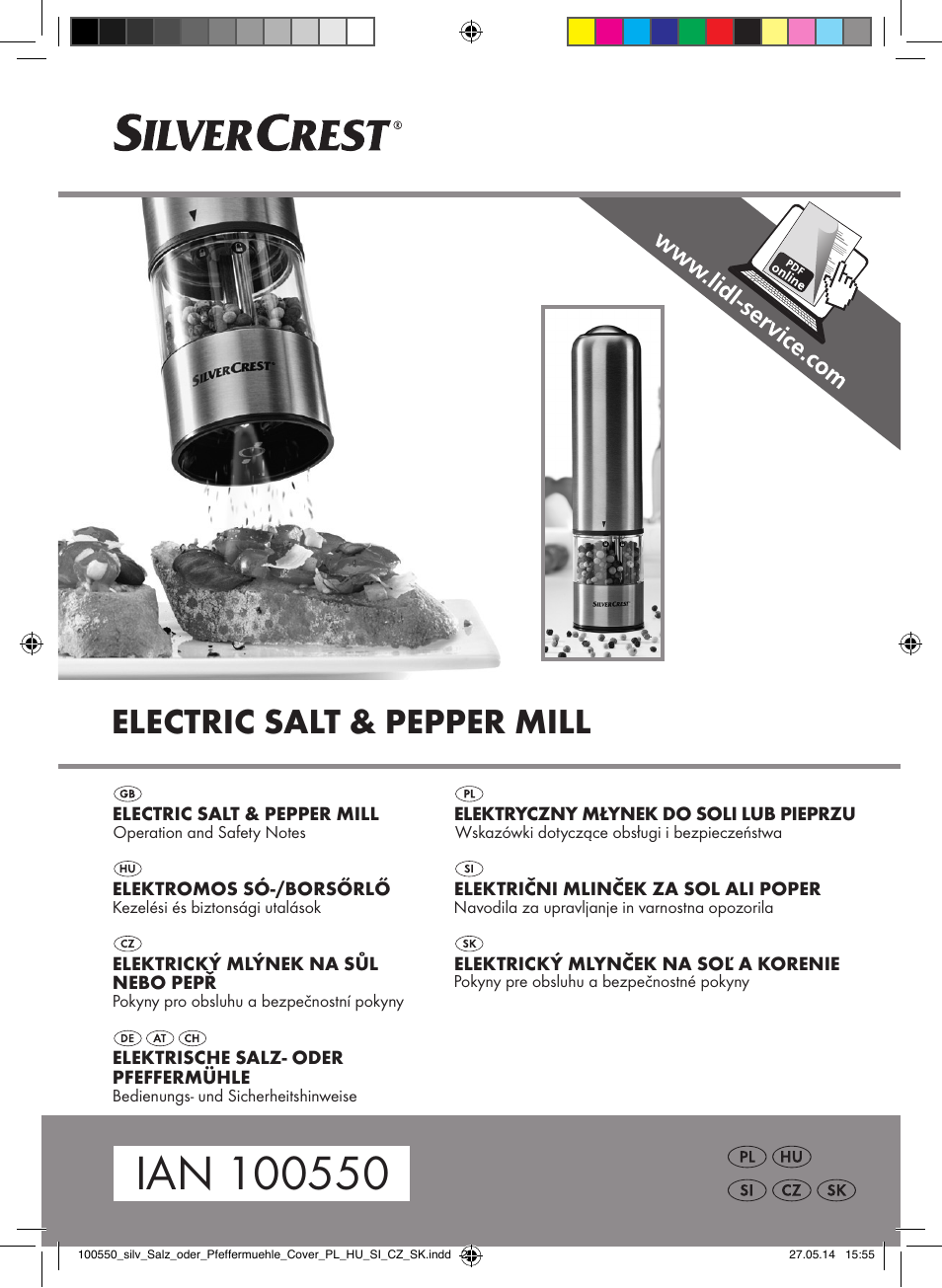 Silvercrest Z31498/Z31498A/Z31498B/Z31498C User Manual | 35 pages