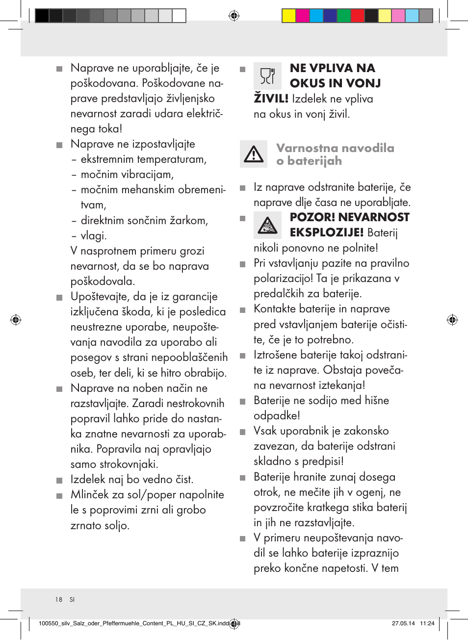 Silvercrest Z31498/Z31498A/Z31498B/Z31498C User Manual | Page 18 / 35