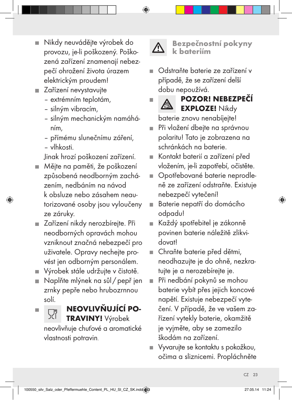 Silvercrest Z31498/Z31498A/Z31498B/Z31498C User Manual | Page 23 / 35