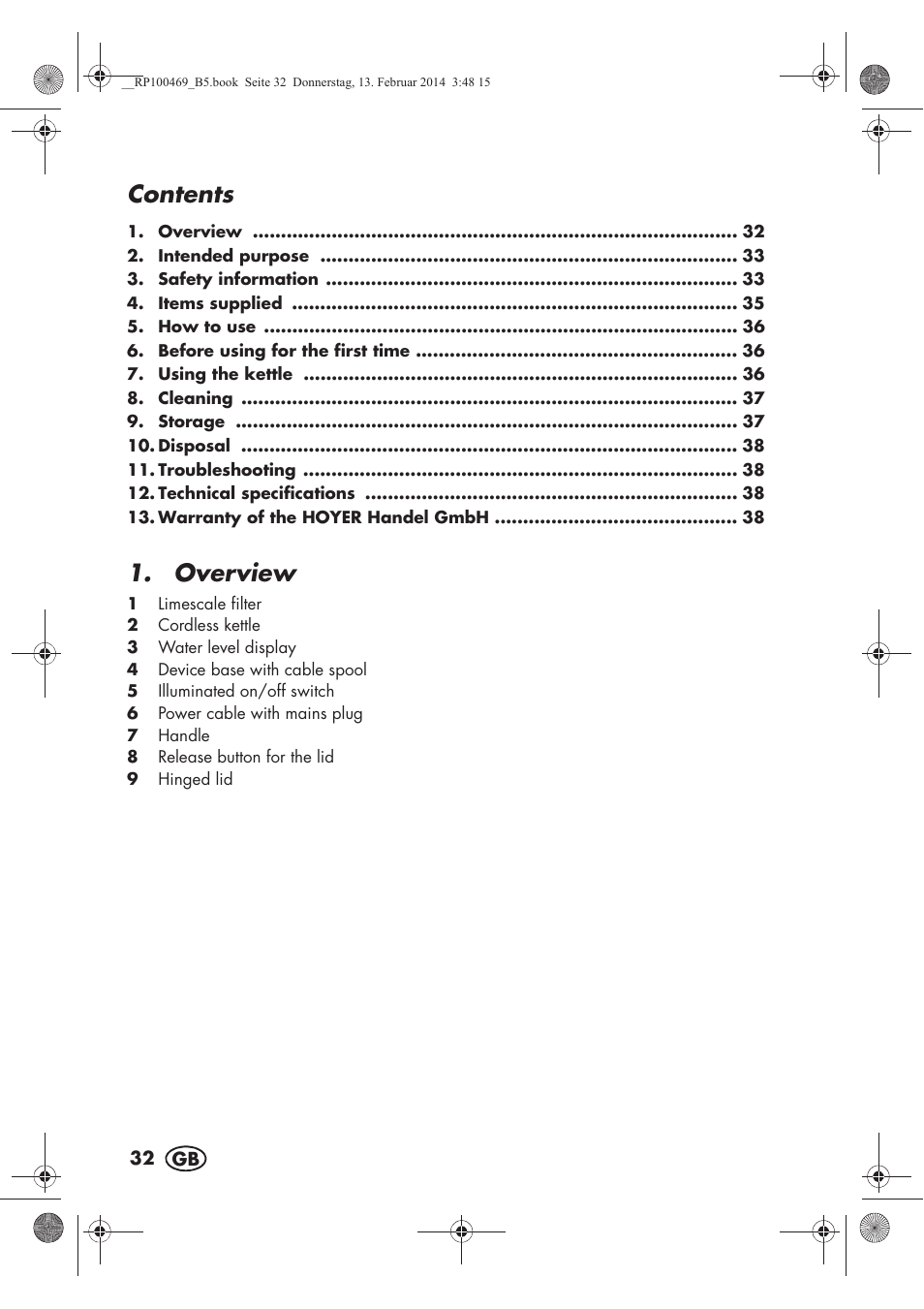 Silvercrest SWKS 2200 A1 User Manual | Page 34 / 54