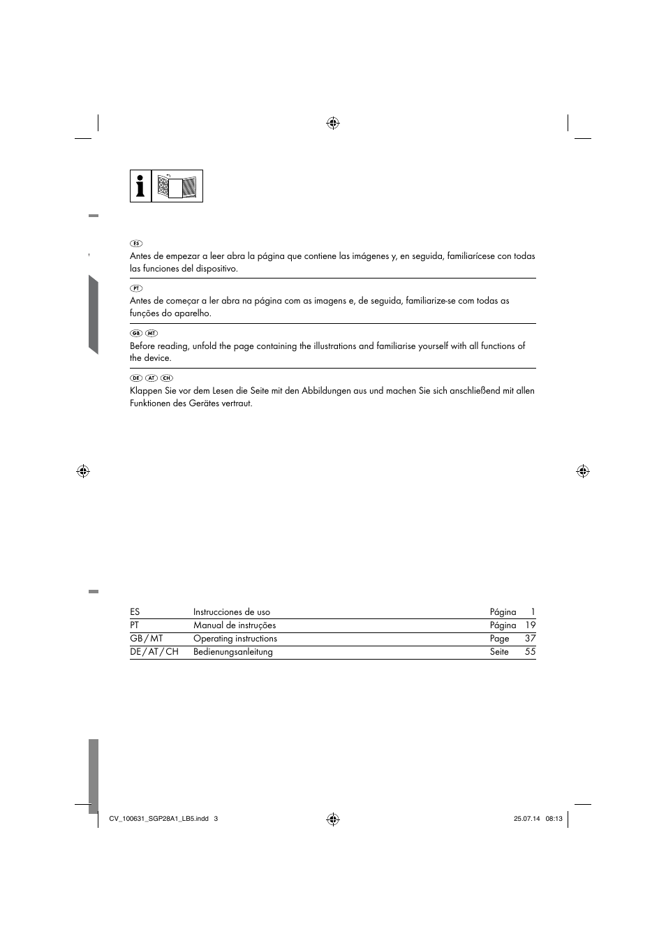 Silvercrest SGP 28 A1 User Manual | Page 2 / 76