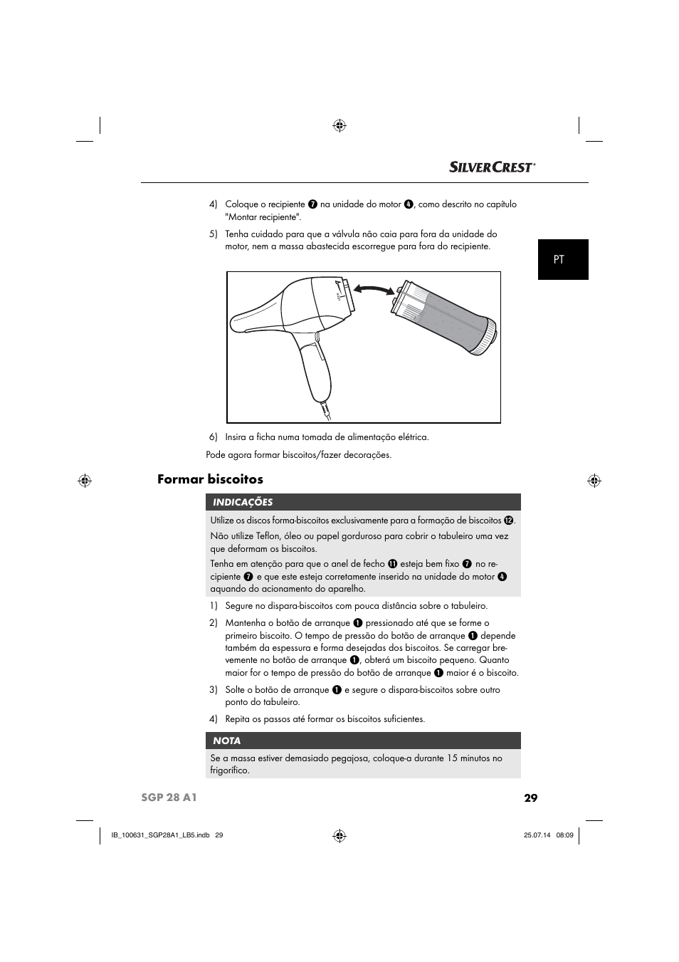 Formar biscoitos | Silvercrest SGP 28 A1 User Manual | Page 32 / 76