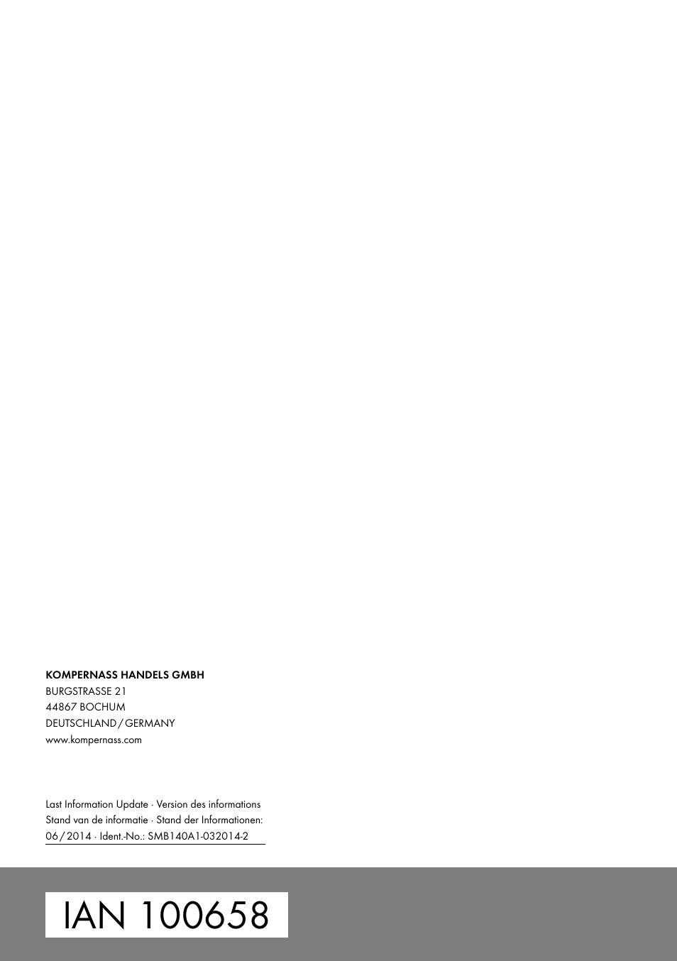 Silvercrest SMB 140 A1 User Manual | Page 36 / 36